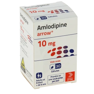 Amlodipine Arrow 10 Mg, Gélule