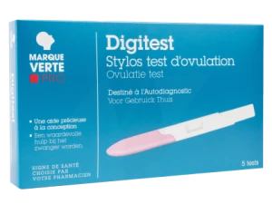 Santé Verte Digitest Test D'ovulation – Boîte De 5
