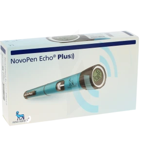 Novopen Echo Plus Stylo Injecteur Insuline Réutilisable Blue