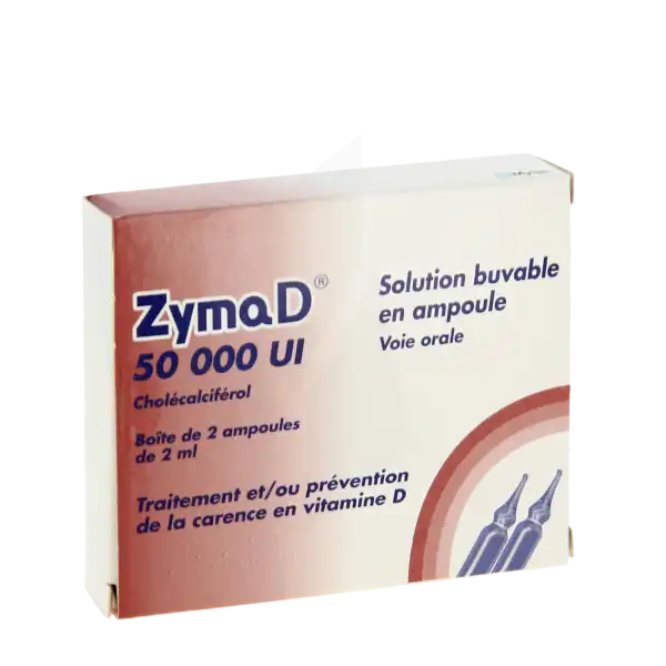 Zymad 50 000 Ui, Solution Buvable En Ampoule