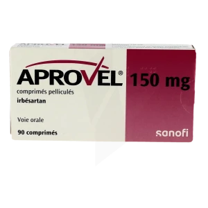 Aprovel 150 Mg, Comprimé Pelliculé