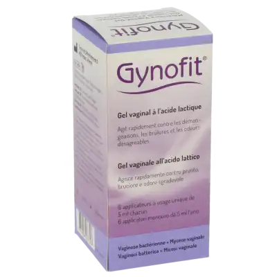 GYNOFIT Gel vaginal à l'acide lactique 6Unidoses/5ml