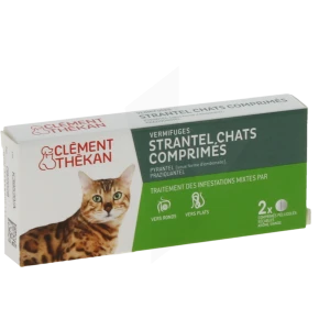 Strantel 230/20 Mg Comprimes Pellicules Pour Chats, Comprimé Pelliculé