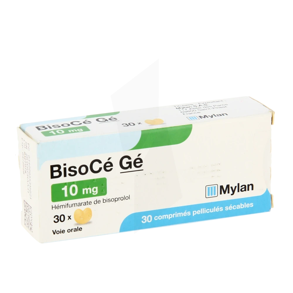 Bisoce 10 Mg, Comprimé Pelliculé Sécable