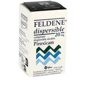 Feldene Dispersible 20 Mg, Comprimé Dispersible Sécable