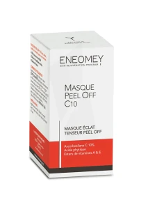 Eneomey Masque Peel Off C10 Masque éclat Tenseur Peel Off 10 Monodoses/5ml