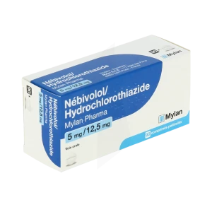 Nebivolol/hydrochlorothiazide Viatris 5 Mg/12,5 Mg, Comprimé Pelliculé