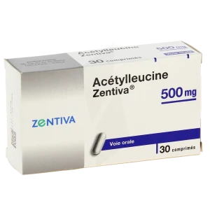 Acetylleucine Zentiva 500 Mg, Comprimé