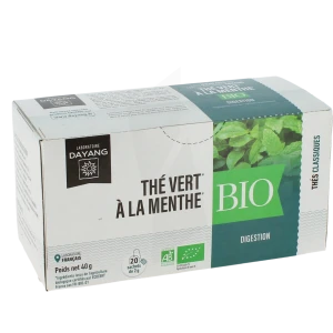 Thé Vert à La Menthe Bio (20)