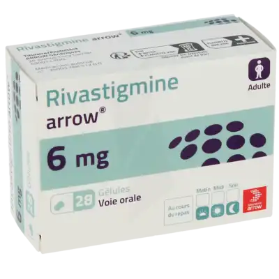 Rivastigmine Arrow 6 Mg, Gélule à Casteljaloux