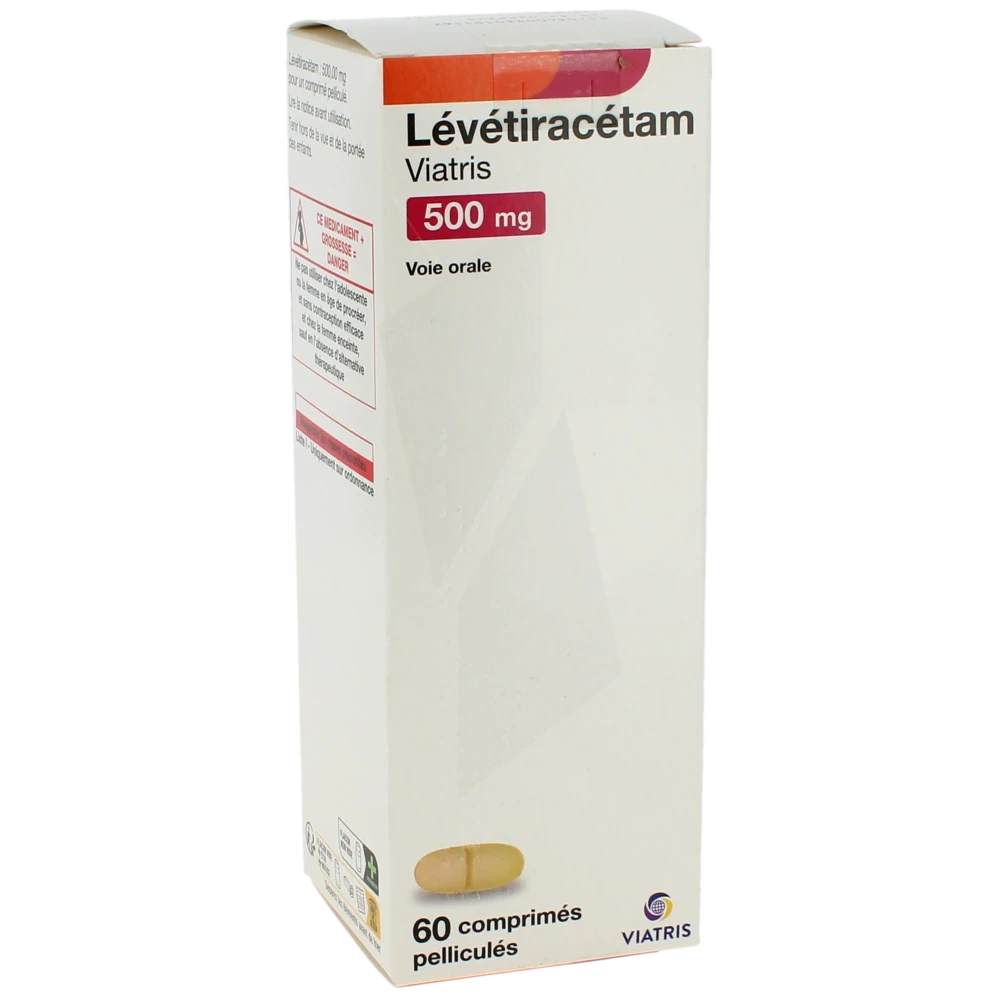 Levetiracetam Viatris 500 Mg, Comprimé Pelliculé