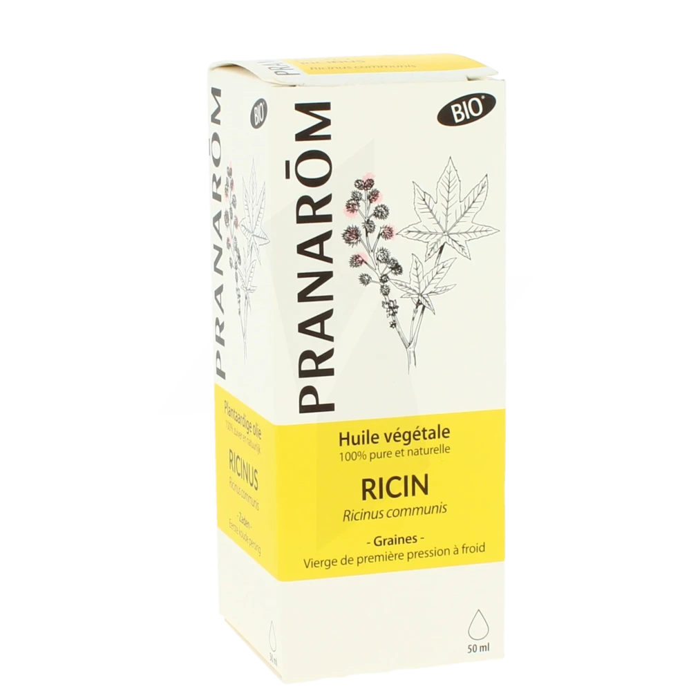 Pranarôm Huile Végétale Bio Ricin Fl/50ml