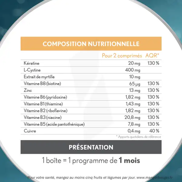 Oenobiol Capillaire Force Et Vitalité Comprimés B/60