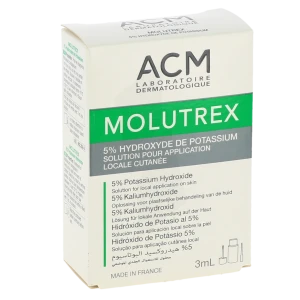 Acm Molutrex Solution Pour Application Locale Traitement Du Molluscum Contagiosum Fl Appl/3ml