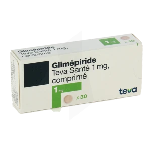 Glimepiride Teva Sante 1 Mg, Comprimé
