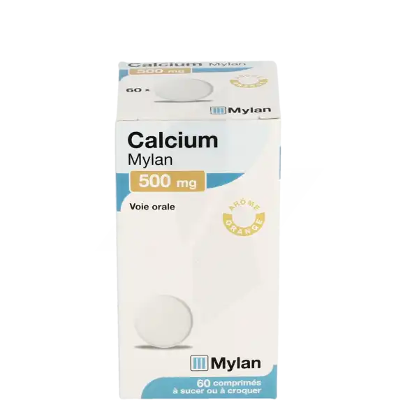Calcium Viatris 500 Mg, Comprimé à Sucer Ou à Croquer