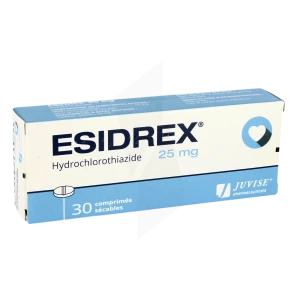 Esidrex 25 Mg, Comprimé Sécable