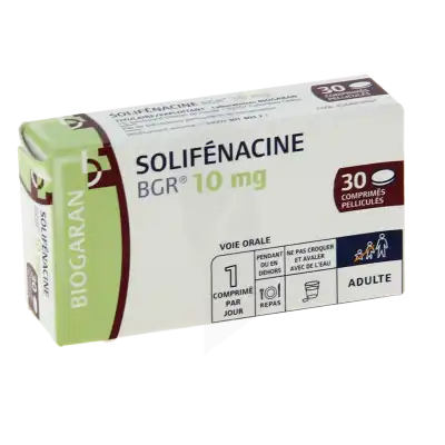 Solifenacine Bgr 10 Mg, Comprimé Pelliculé à TOULON