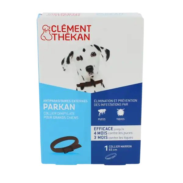 Parkan Collier Dimpylate Pour Grands Chiens, Collier Médicamenteux