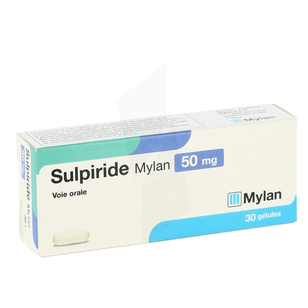 Sulpiride Viatris 50 Mg, Gélule