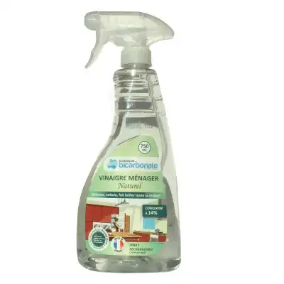 La Compagnie Du Bicarbonate Vinaigre Ménager Concentré 14° Neutre Spray Recharge 750ml à Bondues