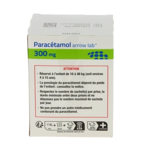 Paracetamol Arrow Lab 300 Mg, Poudre Pour Solution Buvable