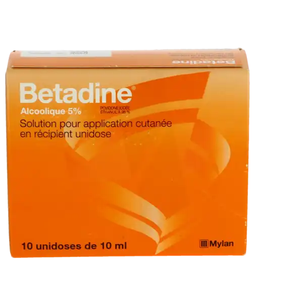 Betadine Alcoolique 5 %, Solution Pour Application Cutanée En Récipient Unidose