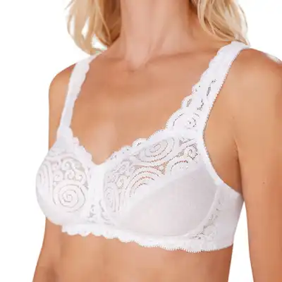 Amoena Jasmin Soutien-gorge P Prothèse Blanc T105aa à Pont-de-Chéruy