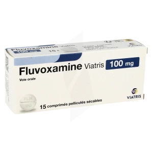 Fluvoxamine Viatris 100 Mg, Comprimé Pelliculé Sécable