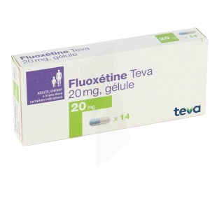 Fluoxetine Teva 20 Mg, Gélule