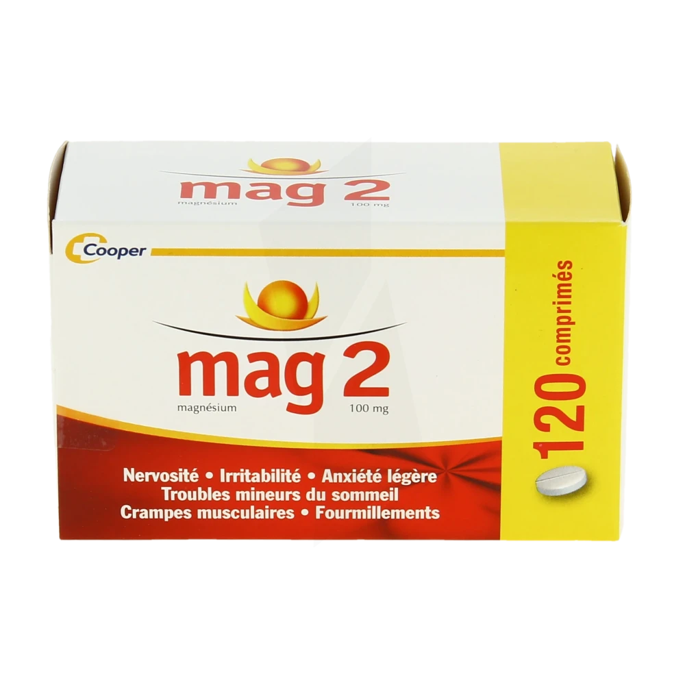 Pharmacie Abisror - Médicament Mag 2 100 Mg, Comprimé B/120 ...