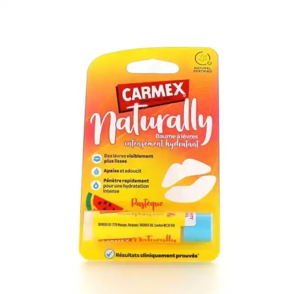 Carmex Naturally Baume Lèvres Pastèque Stick/4,25g