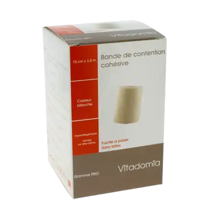 Vitadomia Bande Cohésive Blanche 10cmx3m à Frouzins