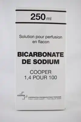 Bicarbonate De Sodium Cooper 1,4 %, Solution Pour Perfusion En Flacon 250 Ml à Montluçon