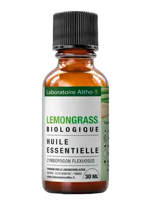 Laboratoire Altho Huile Essentielle Lemongrass Bio 30ml