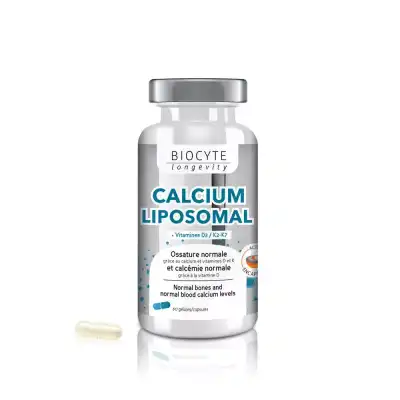 Biocyte Calcium D3 K2 Liposomal Gélules B/60 à LE LAVANDOU