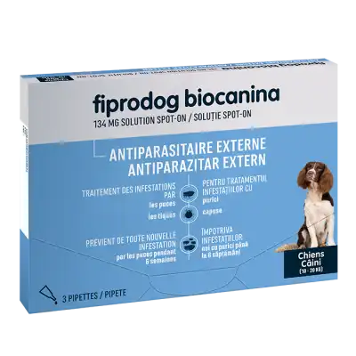 Fiprodog Biocanina 134 Mg Solution Spot-on Pour Chiens Moyens, Solution Pour Spot-on à MONSWILLER