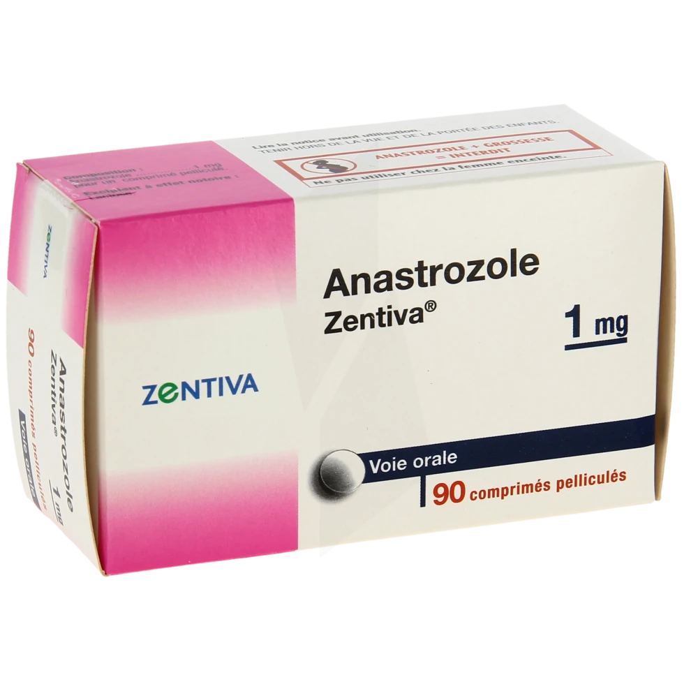 Anastrozole Zentiva 1 Mg, Comprimé Pelliculé