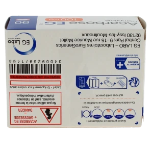 Acarbose Eg 100 Mg, Comprimé