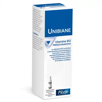 Pileje Unibiane Vitamine B12 Solution Sublinguale Flacon Spray 20ml à Hourtin