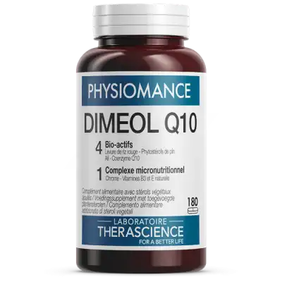 Therascience Physiomance Diméol Q10 Comprimés B/180 à Ménilles