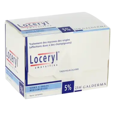 Loceryl 5 %, Vernis à Ongles Médicamenteux à Paris