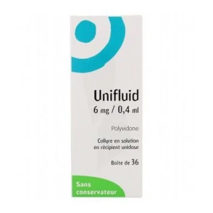 Unifluid 6 Mg/ 0,4 Ml, Collyre En Solution En Récipient Unidose