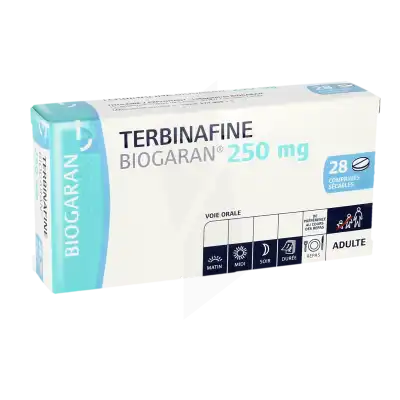 Terbinafine Biogaran 250 Mg, Comprimé Sécable à Nice