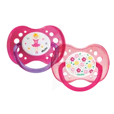 Dodie Duo Sucette Anatomique Silicone +18mois Princesse à Fargues-  Saint Hilaire