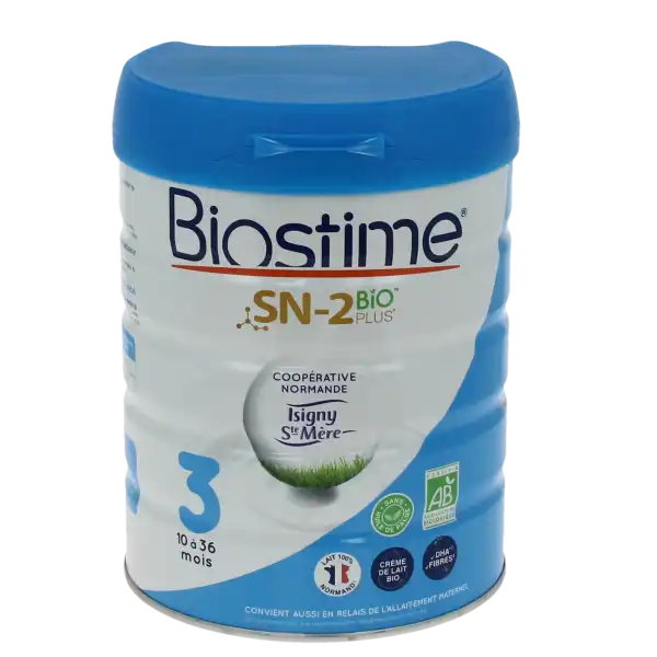 Biostime 3 Lait En Poudre Bio 10-36 Mois B/800g