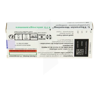 L-thyroxin Henning 175 Microgrammes, Comprimé Sécable