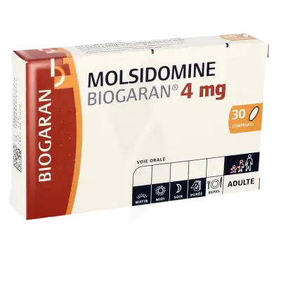 Molsidomine Biogaran 4 Mg, Comprimé à Dreux