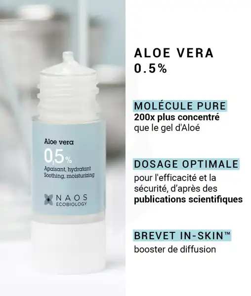 Etat Pur Actif Pur Aloé Vera 0,5% Fl/15ml