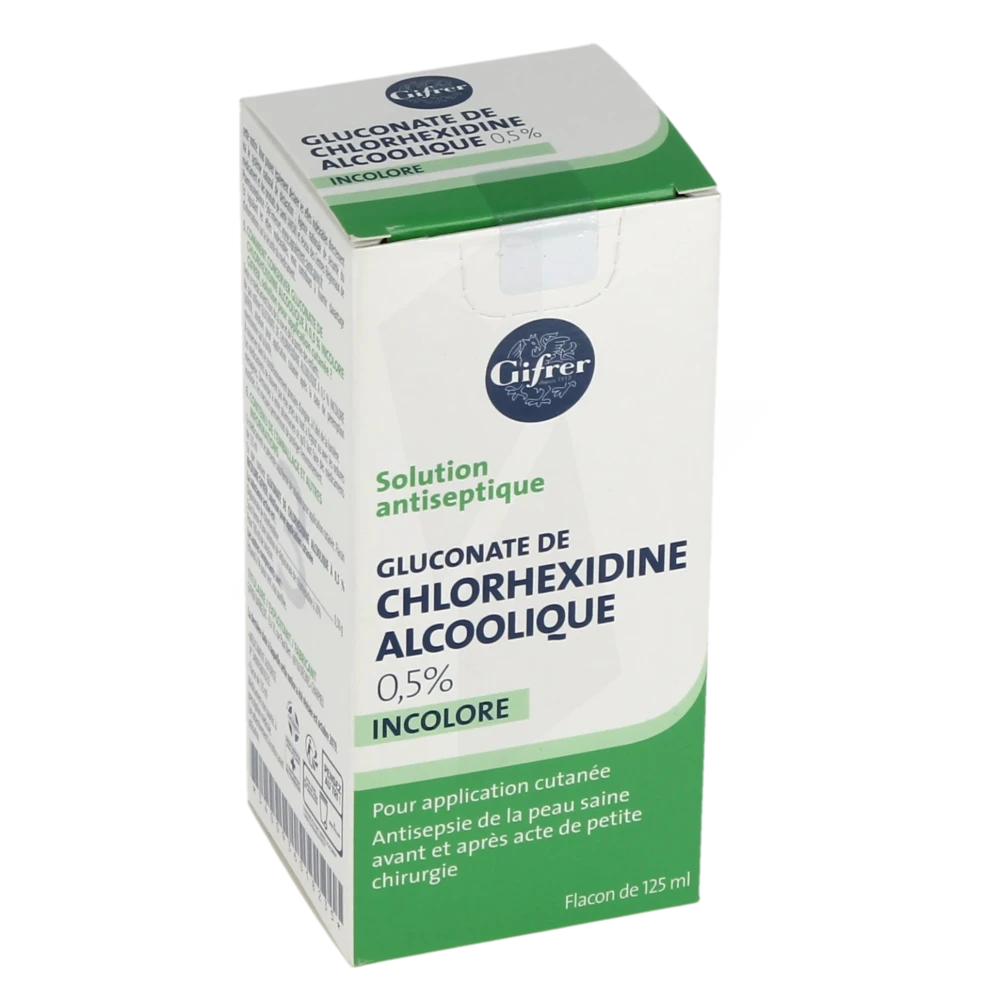 Gluconate De Chlorhexidine Alcoolique A 0,5 % Incolore Gifrer, Solution Pour Application Cutanée